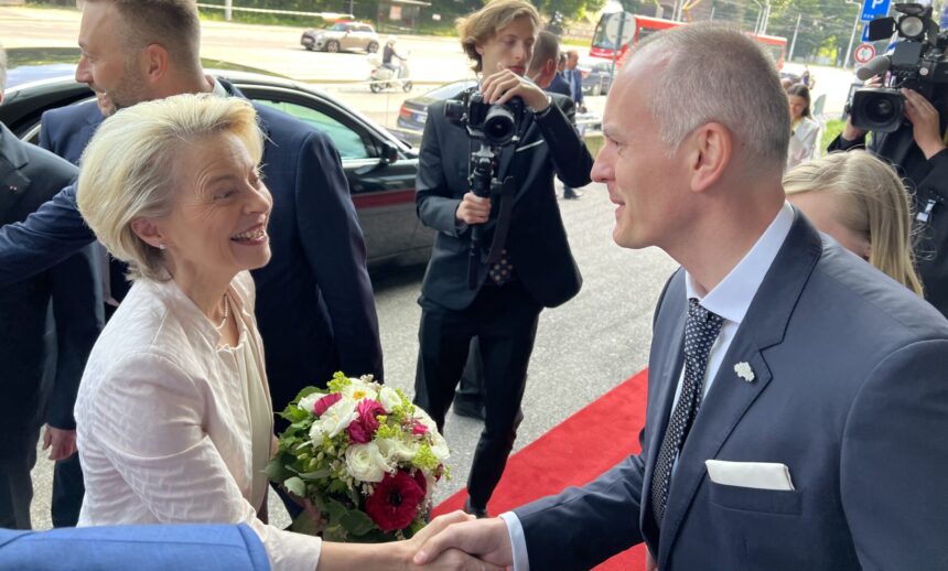 Generálny riaditeľ hotela Rudolf Križan privítal Ursulu von der Leyen
